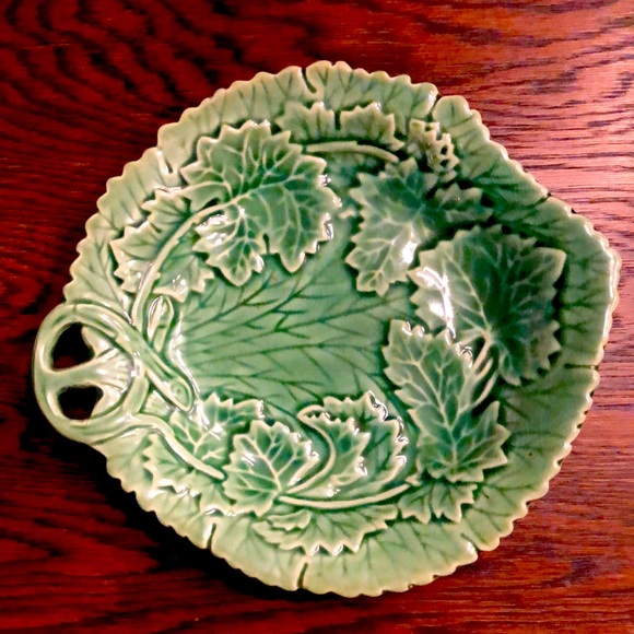 Dining Majolica Decorative Leaf Plate Poshmark